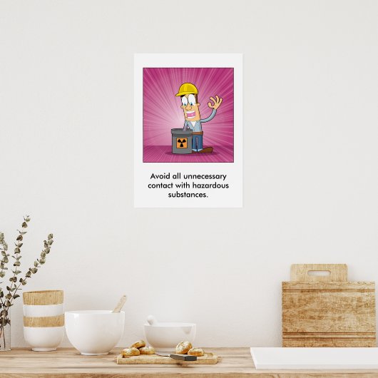 COSHH 003 POSTER (Keuken)