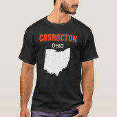 Coshocton Ohio USA State America Travel Ohioan T-shirt (Voorkant)