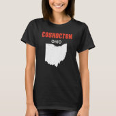 Coshocton Ohio USA State America Travel Ohioan T-shirt (Voorkant)