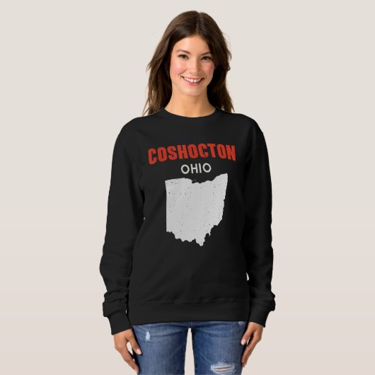 Coshocton Ohio USA State America Travel Ohioan Trui (Voorkant volledig)