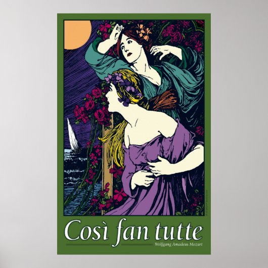 Così fan tutte, Opera Poster (Voorkant)