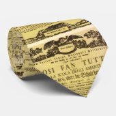 Così Fan Tutte Playbill (Mozart) Stropdas (Opgerold)