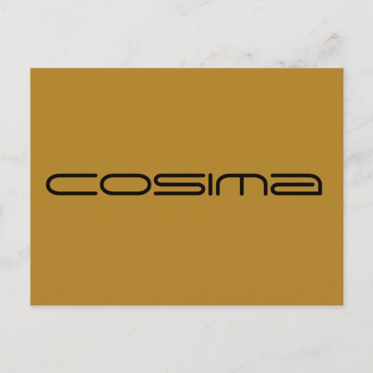 Cosima, karakter van Orphan Black, geometrische le Briefkaart (Voorkant)