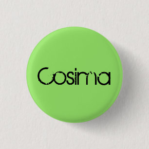 Cosima uit Orphan Black, gedempt lettertype Ronde Button 3,2 Cm