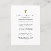 Cosmas en Damian van Cilicië Kaart Plaatskaartje (Achterkant)