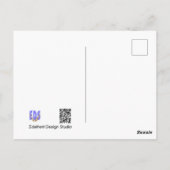 Cosmea & Koolzaadveld Beterschap Ansichtkaart Briefkaart (Achterkant)