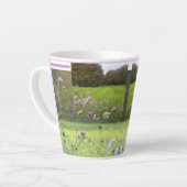 Cosmea & Rapeseed Field Collage Latte Mok (Linkerhoek)