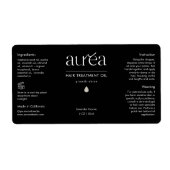 Cosmetic Beauty Fles Product Label (Voorkant)