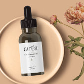 Cosmetic Beauty Fles Product Label