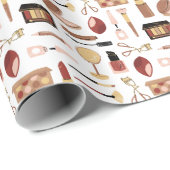 Cosmetic Makeup Pattern Cadeaupapier (Rol Hoek)