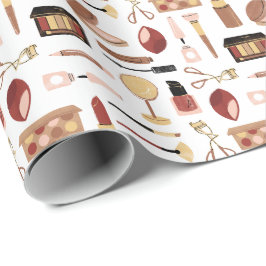 Cosmetic Makeup Pattern Cadeaupapier