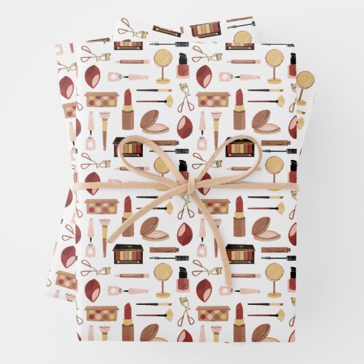 Cosmetic Makeup Pattern Inpakpapier Vel (In situ)