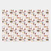 Cosmetic Makeup Pattern Inpakpapier Vel (Voorkant)