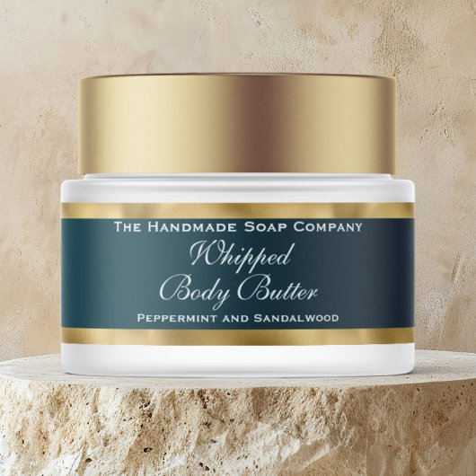Cosmetica Body Butter Goud Folie & Teal Pot 