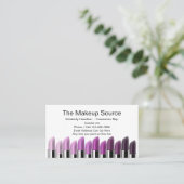 Cosmetica en Makeup Rep Visitekaartje (Staand voorkant)