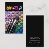 COSMETICA EN MAKEUP VISITEKAARTJE (Voorkant / Achterkant)