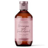 Cosmetica Flesje of potje label - Roze Folie rand