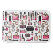 Cosmetica make-up borstels nagellak badmat (Voorkant)