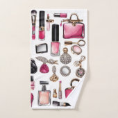 Cosmetica make-up borstels nagellak handdoeken (Handdoek)