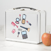 Cosmetica/make-up cartoon illustratie (In situ)