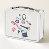 Cosmetica/make-up cartoon illustratie (Achterkant)