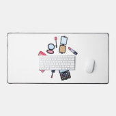 Cosmetica/make-up cartoon illustratie bureaumat (Keyboard & Muis)