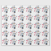 Cosmetica/make-up cartoon illustratie cadeaupapier (Vlak)