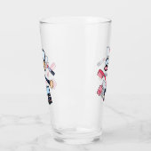 Cosmetica/make-up cartoon illustratie glas (Links)