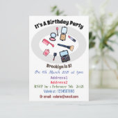 Cosmetica/make-up cartoon illustratie kaart (Staand voorkant)