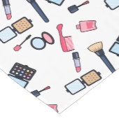 Cosmetica/make-up cartoon illustratie korte tafelloper (Hoek)