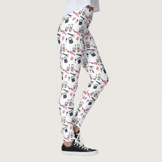 Cosmetica/make-up cartoon illustratie leggings (Rechts)