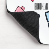 Cosmetica/make-up cartoon illustratie muismat (Hoek)