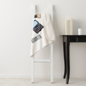 Cosmetica/make-up cartoon illustratie sherpa deken (In situ)