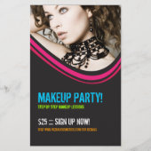 Cosmetica of Make-up Feest Flyer (Voorkant)