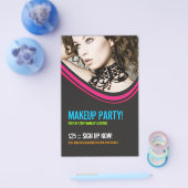 Cosmetica of Make-up Feest Flyer (Enkel)