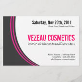 Cosmetica of Makeup Party Flyer (Achterkant)