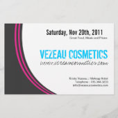 Cosmetica of Makeup Party Flyer (Achterkant)