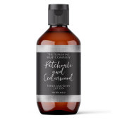 Cosmetica of zeep Verpakkingsetiket - Zwart + Zilv Etiket