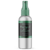 Cosmetica of zeep verpakkingslabel - zwart + groen etiket