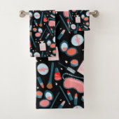  cosmetica schoonheidsmake-up zwart bad handdoek (Insitu)