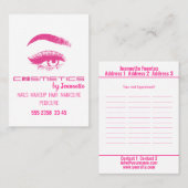 Cosmetica - Visitekaartje (Voorkant / Achterkant)