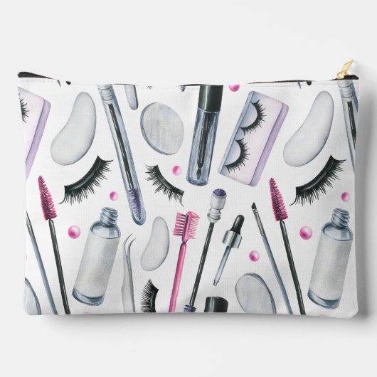 Cosmetica Waterverf Patroon Etui (Achterkant)