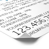 Cosmeticaselectie, Make-upkunstenaar Adverteren Poster (Hoek)