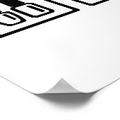 Cosmeticiaanse make-up nagellak poster (Hoek)