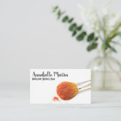 Cosmetics Brush make-up artiest Visitekaartje (Staand voorkant)