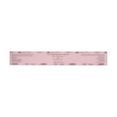 Cosmetics Jar Label - Blush Pink met Roze Folie (Individueel)