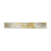Cosmetics Jar Label - Ivoor Marmer en Goud (Individueel)