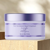 Cosmetics Jar Label - Paarse met Paarse Folie