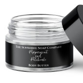 Cosmetics Jar Label - Zwart en Zilveren Folie