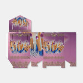 Cosmetics Makeup Brush Glamor Bedankdoosjes (Uitgevouwen)